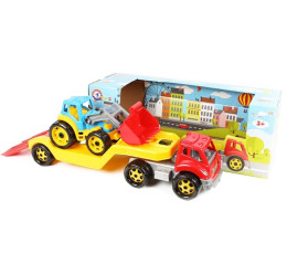 Игрушка "Автовоз с трактором ТехноК", арт.3916