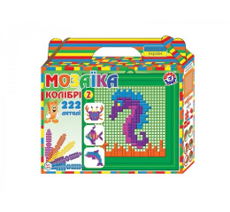 Игрушка мозаика "Колибри 2 ТехноК" (222 детали) арт. 1097