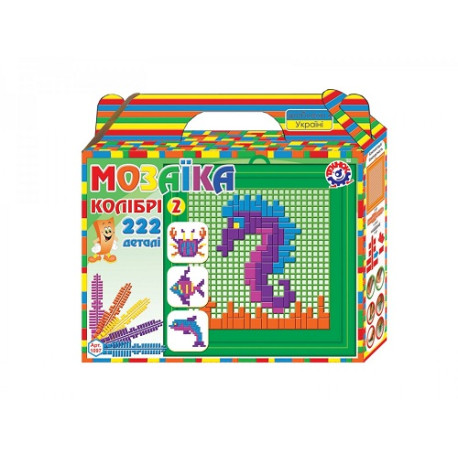 Іграшка мозаїка "Колібрі 2 ТехноК" (222 деталі) арт.   1097  (1097)