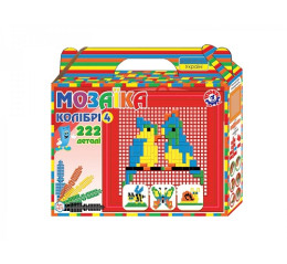 Игрушка мозаика "Колибри 4 ТехноК" (222 детали) арт. 1073