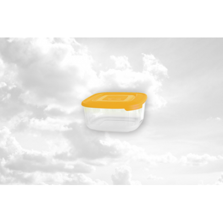 Контейнер для харчових продуктів квадрат  0,5 л 