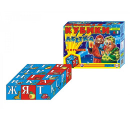 Игрушка кубики "Азбука ТехноК" (рус.) 0199
