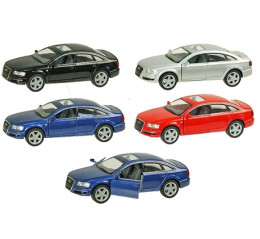 Машина металл KT5303W (96шт/4)"Audi A6", в коробке 16*8*7см