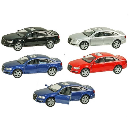 Машина металл KT5303W (96шт/4)"Audi A6", в коробке 16*8*7см  (KT5303W)