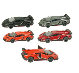 Машина металл  KT5367W (96шт/4) Lamborghini Veneno, 4 цвета, в кор.16*8*7,5cm