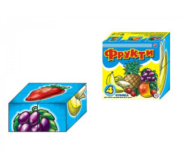Игрушка кубики "Фрукты ТехноК" 1332