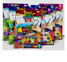 Набір для творчості "Розмальовка за номерами Painter kids" (20) 4761