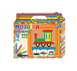 Игрушка мозаика "Колибри 3 ТехноК" (222 детали) арт. 1103