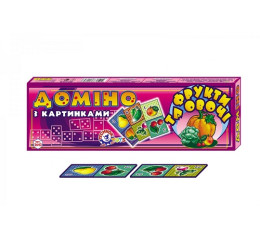 Домино большое Фрукты и овощи арт. 2643