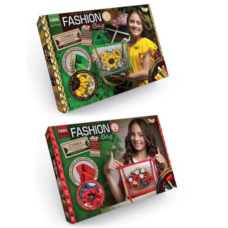 Комплект для творчості "Fashion Bag " вишивка стрічками (6)  (5659)