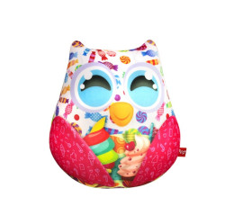 Антистресова іграшка м`яконабивна "SOFT TOYS 40 "Сова" з цукерками	DT-ST-01-40