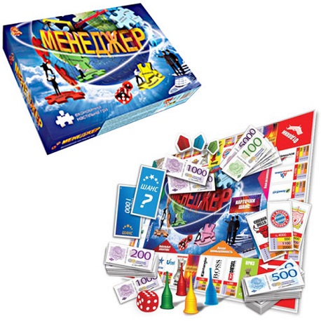Игра большая наст. "Менеджер" (10) рус. арт .0010  (0010)
