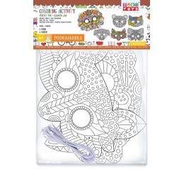 Набір для творчості (Розмальовки)тм "EUROTOYS" Маска (Звірюшки) 11021