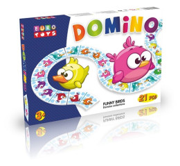 Доміно фігурне тм "EUROTOYS" "FUNNY BIRDS" в комплекті 21 елемент 30168 Доміно фігурне тм "EUROTOYS" "FUNNY BIRDS" в комплекті 21 елемент 30168