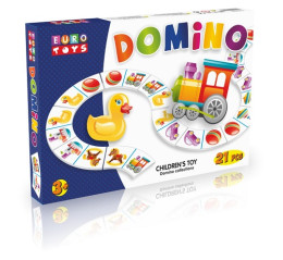 Доміно фігурне тм "EUROTOYS" "CHSLDREN`S TOY" в комплекті 21 елемент 30137