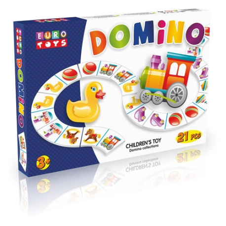 Доміно фігурне тм "EUROTOYS" "CHSLDREN`S TOY" в комплекті 21 елемент 30137  (30137)