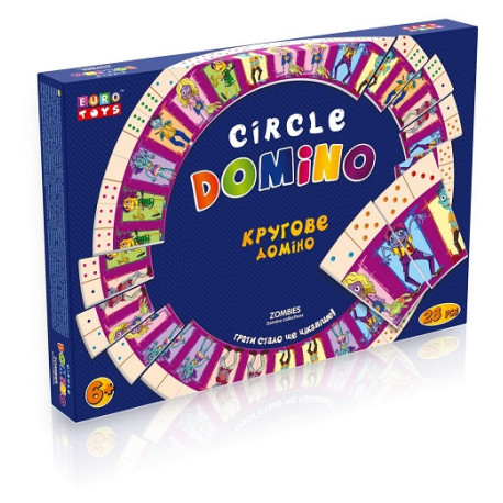 Доміно кругове "Зомбі", ТМ ""EURO TOYS"  30458  (30458)