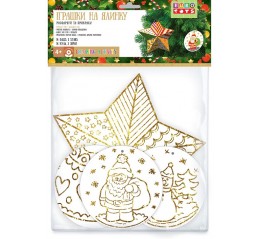 Набор новогодних игрушек на елку 30304