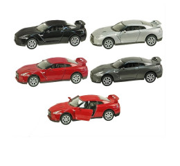 Машина металл  KT5340W (96шт/4)"2009 Nissan GT-R R3" в кор. 16*8,5*7,5см