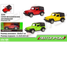 Машина металл 3244 (96шт/4) "АВТОПРОМ",1:32,3 цвета,откр.двери, в кор.16*7*7см