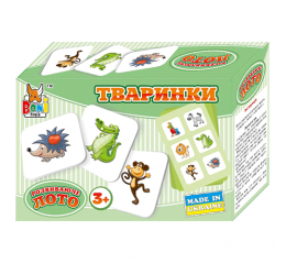 Настольная игра "Лото животные" 0240