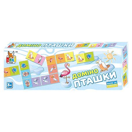 Настольная игра "Домино птички" 0219  (0219)