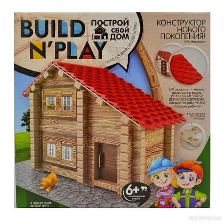 Конструктор нового покоління "BUILDNPLAY" БУДИНОК(6)  (0803)