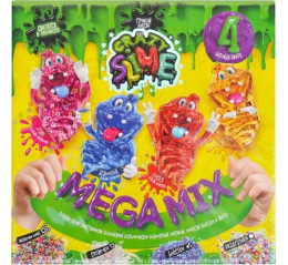 Безпечний освітній набір для проведення дослідів "Crazy Slime 4в1" рос (10)	SLM-03-01,02