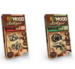 Набір креативної творчості "ARTWOOD Підставки під чашки" міні рос.(6)LBZ-02-01,LBZ-02-02