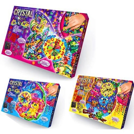 Набір для творчості "Crystal Mosaic Clock" (8)СMС-01-01,02,03  (0932)