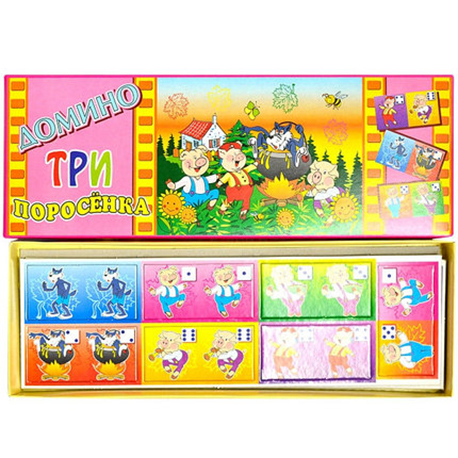 Троє поросят Доміно 75  (75)