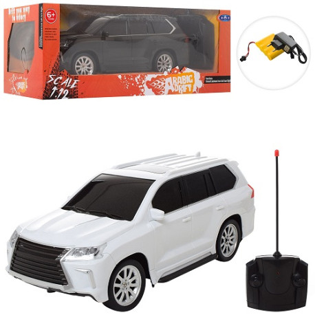 Машина QX3688-570 (12шт) р/у, аккум, 1:12, 32см, резин.кол, свет, 2цвета, в кор-ке, 44-17-18см  (QX3688-570)