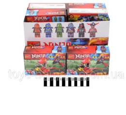 Конструктор "NINJA " (коробка 12 шт.) 164#-1-6 р.29,6*14,3*18,7 см	7184