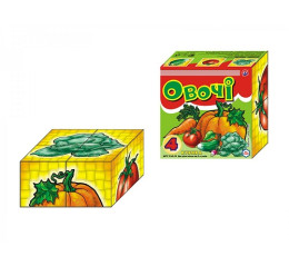 Игрушка кубики "Овощи ТехноК" арт. 1349