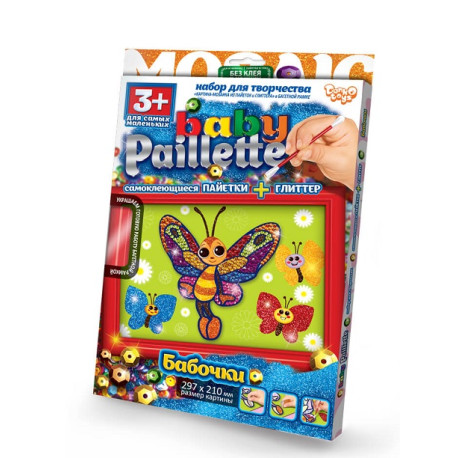 Наб для творчості Baby paiellete паєтка+глиттер -/18 (ДТ) 4620  (4620)