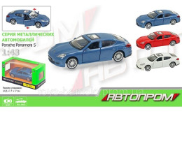 Машина металлPORSCHE 67303 (96шт/2) "АВТОПРОМ",,откр.двери,в кор. 14,2*7,2*6,5см