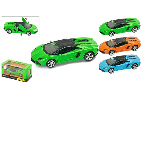 Машина метал LAMBORGHINI, 67323 (96шт / 2) "АВТОПРОМ", откр.двері, в кор. 14,2 * 7,2 * 6,5 см  (67323)