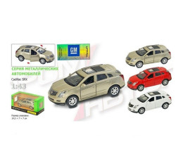 Машина металлCADILLAK SRX, 67330 (96шт/2) "АВТОПРОМ",откр.двери,в кор. 14,2*7,2*6,5см