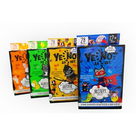 Карточная игра "YENOT данетки" рус. (32) YEN-01-01,02,03,04  (1408)