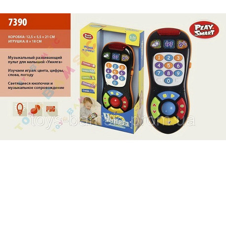 Муз.пульт 7390 (48шт / 2) навчання, муз., світиться, В кор.12.5 * 5.5 * 21  (7390)