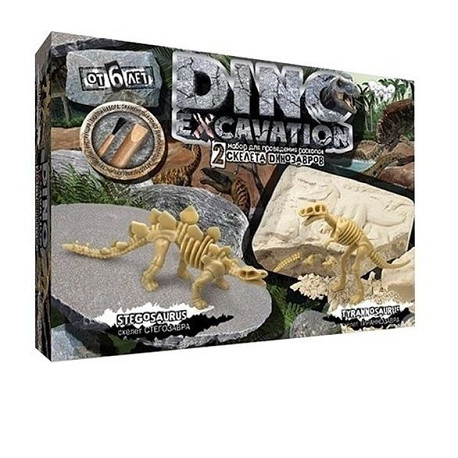 Набір для проведення розкопок "DINO EXCAVATION" динозаври рус.(6) 7500  (7500)