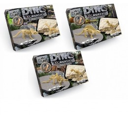 Набір для проведення розкопок "DINO EXCAVATION" динозаври укр.(6  7513