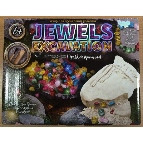 Набір для проведення розкопок "JEWELS EXCAVATION" камні рос.(6) 7571  (7571)