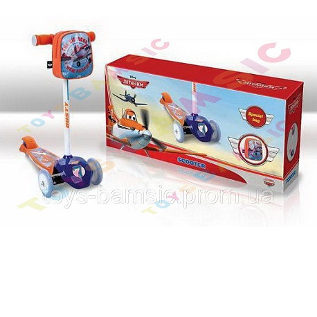 Самокат SD0111 (4 шт) залізо., 3 колеса PVC, амортизації. в кор.  (SD0111)