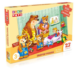 Фігурні пазли, казкова серія "Три ведмеді"" ТМ ""EURO TOYS"""30564