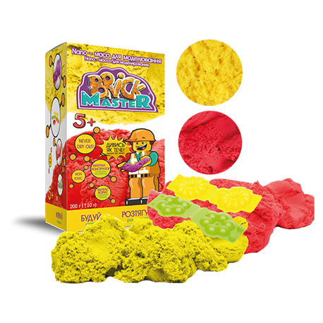 Nano-маса для моделювання TM Brick Master Cookies 200г 90008  (90008)