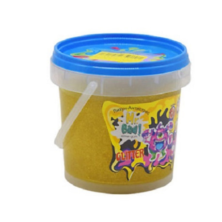 Лизун-антистрес Mr.Boo Small Boo GLITTER в відерці 500г 80047  (80047)