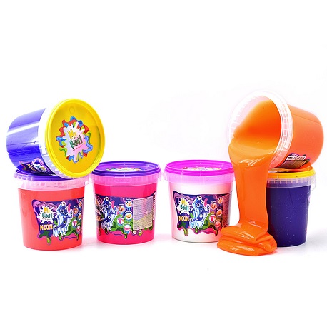 Лизун-антистрес Mr.Boo Big Boo NEON в відерці 1000г 80051  (80051)