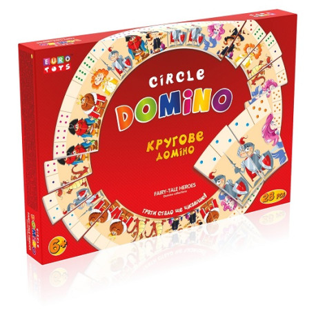 Доміно кругове "Казкові герої"ТМ "EURO TOYS" 30472  (30472)