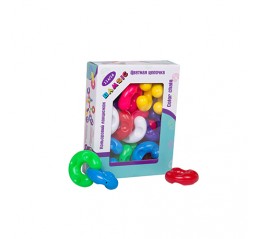 Игрушка детская "Цветная цепочка № 1" артикул 114/16 ТМ "Bamsic", 14 шт коробка